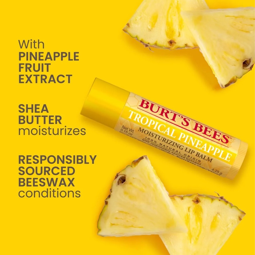 Burt's Bees Lip Balms — Tropical Retreat 4 Pack Set - Picture 11 of 16
